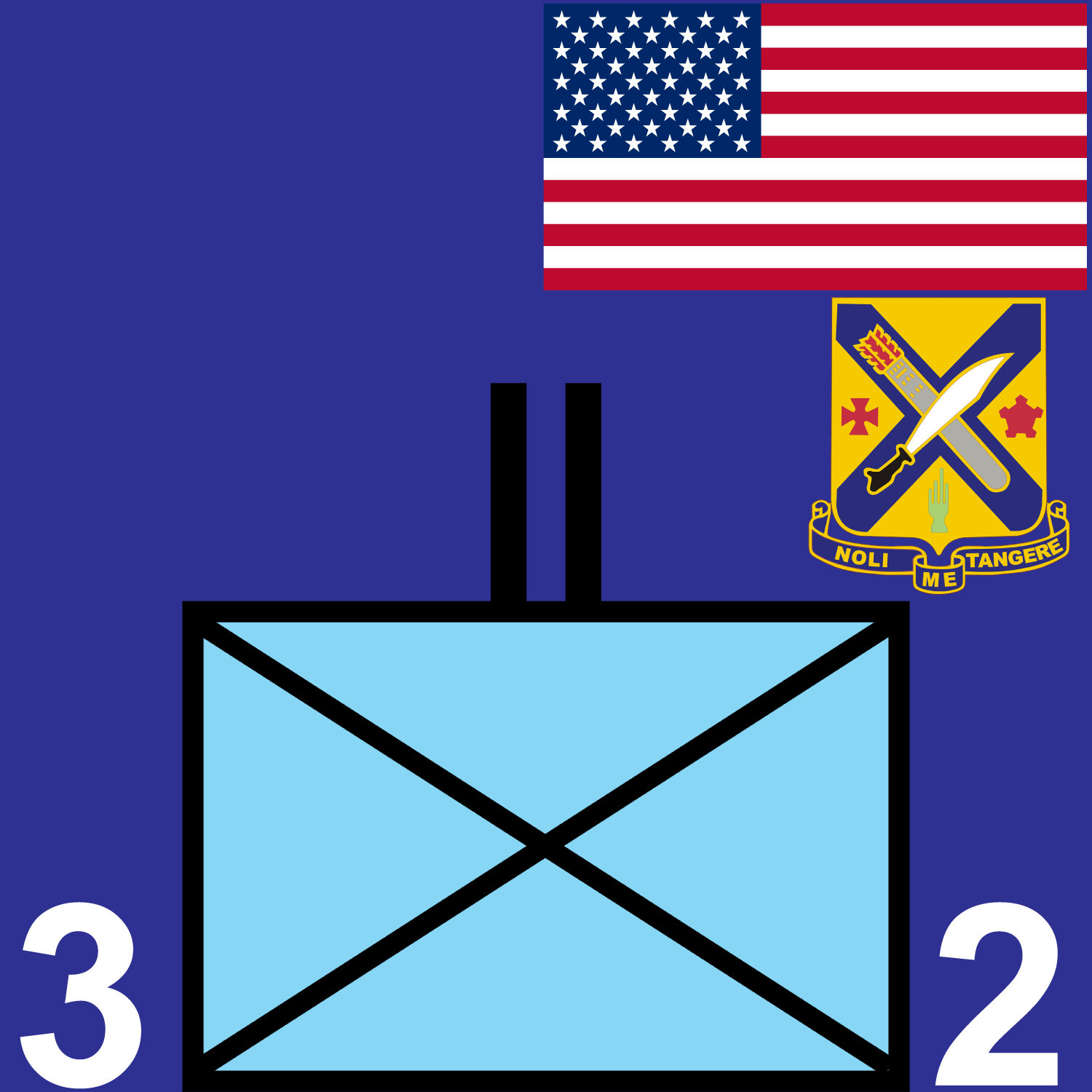 3d Battalion, 2d Infantry Regiment icon